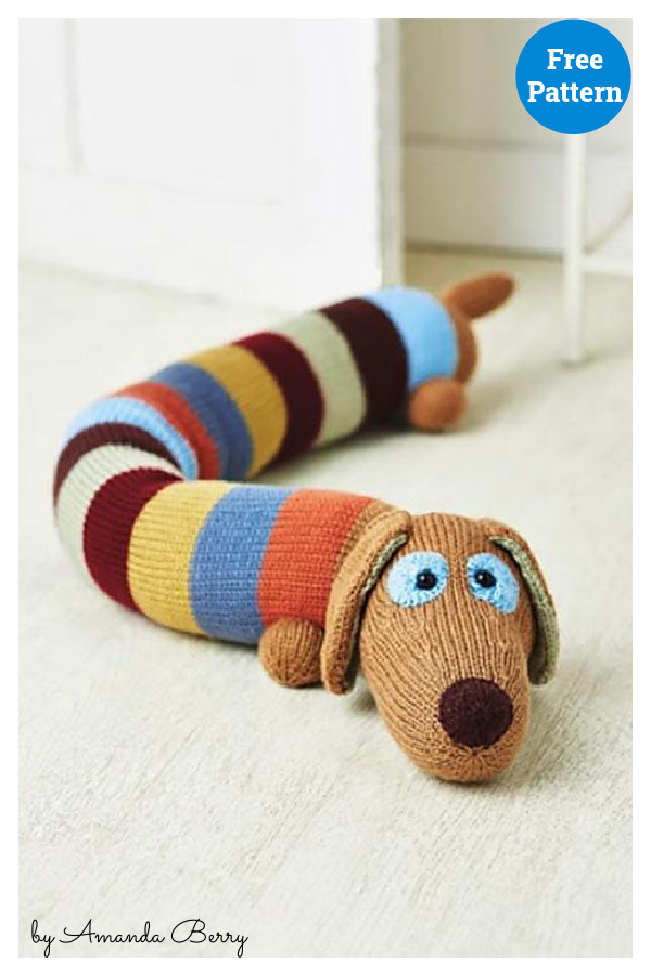 Jeremy the Sausage Dog Free Knitting Pattern