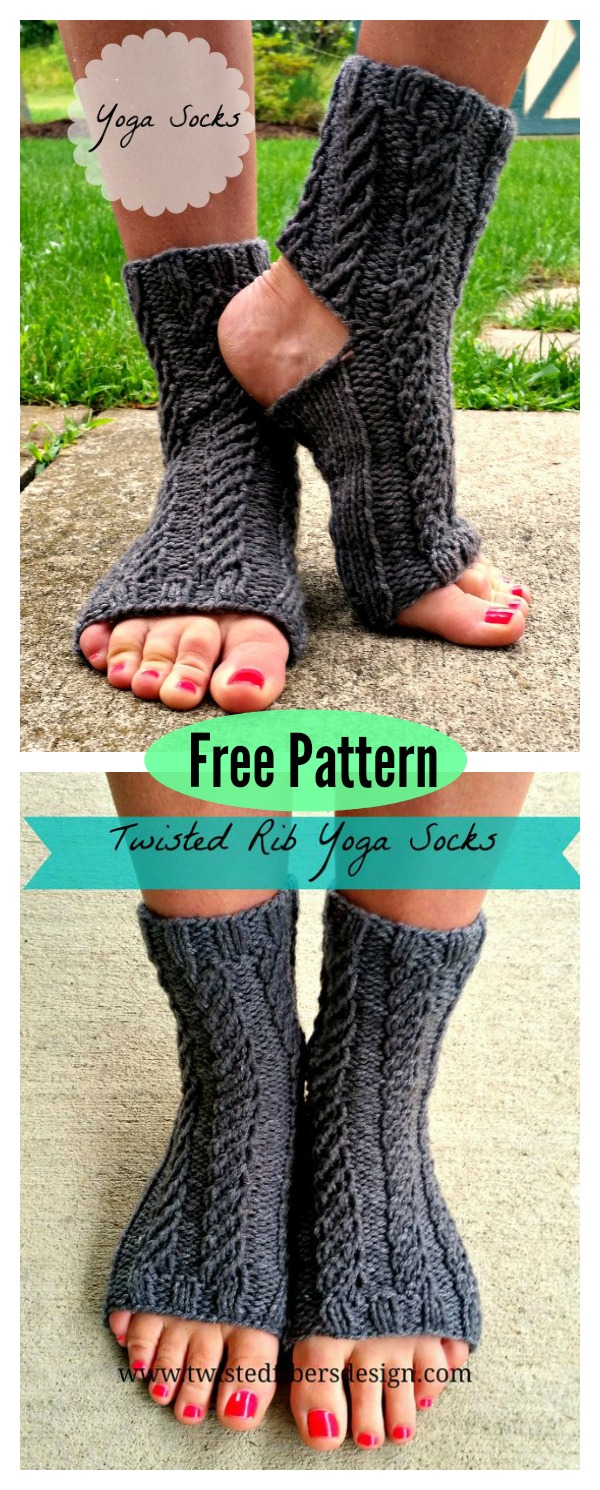 Yoga Socks Free Knitting Patterns