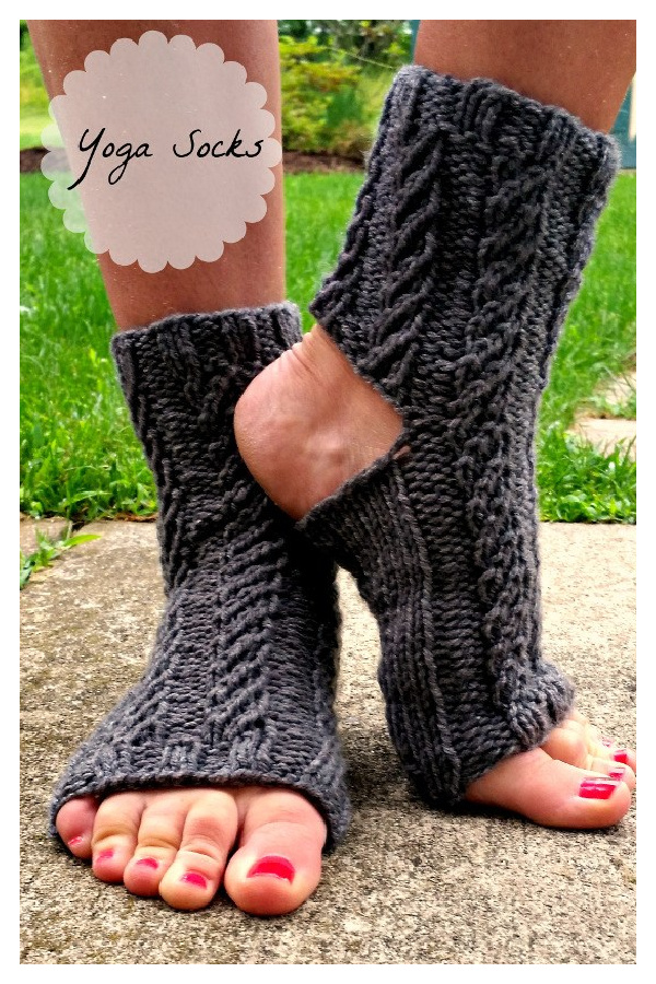 Yoga Socks Free Knitting Pattern 