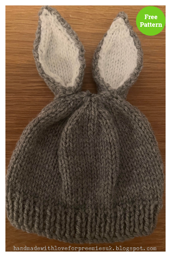 Bunny Hat Free Knitting Pattern