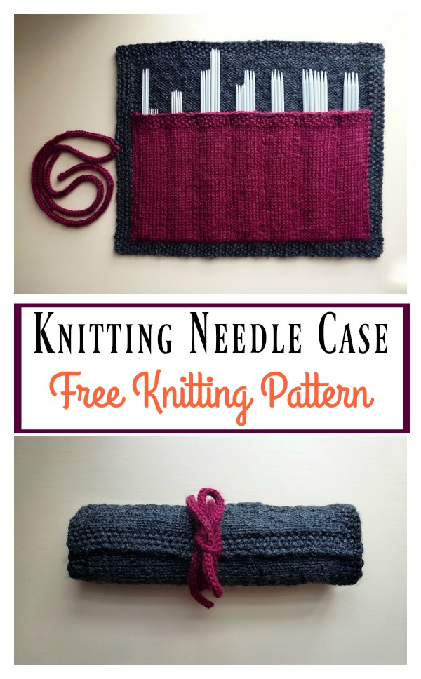 Knitting Needle Case Free Knitting Pattern