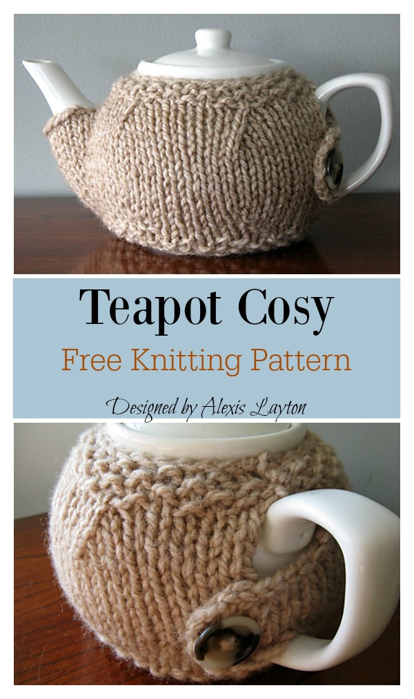 Teapot Cosy Free Knitting Pattern