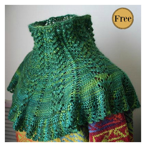 Victorian Neck Warmer Free Knitting Pattern