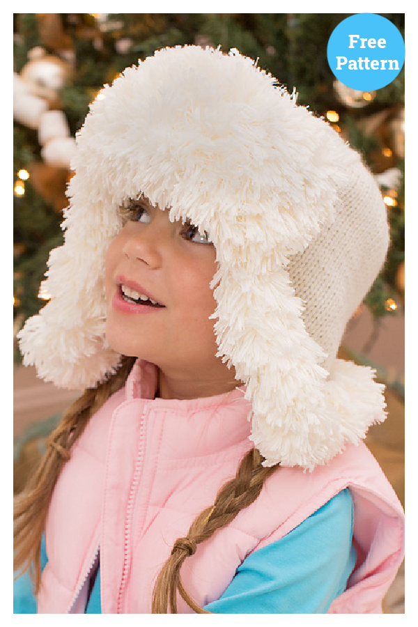 Aviator Hat Free Knitting Pattern