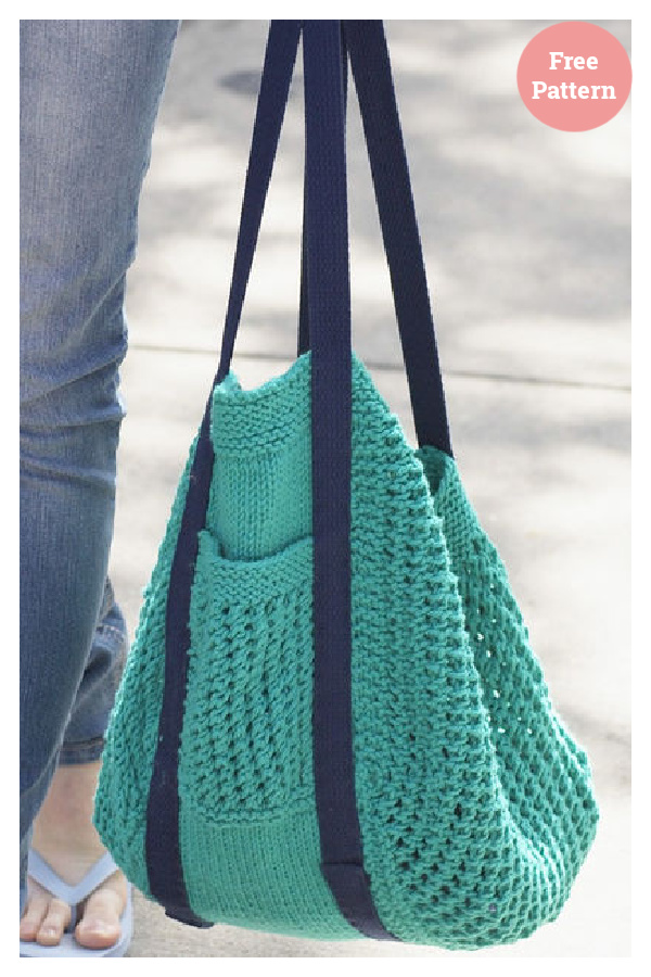 Go Green Market Bag Free Knitting Pattern