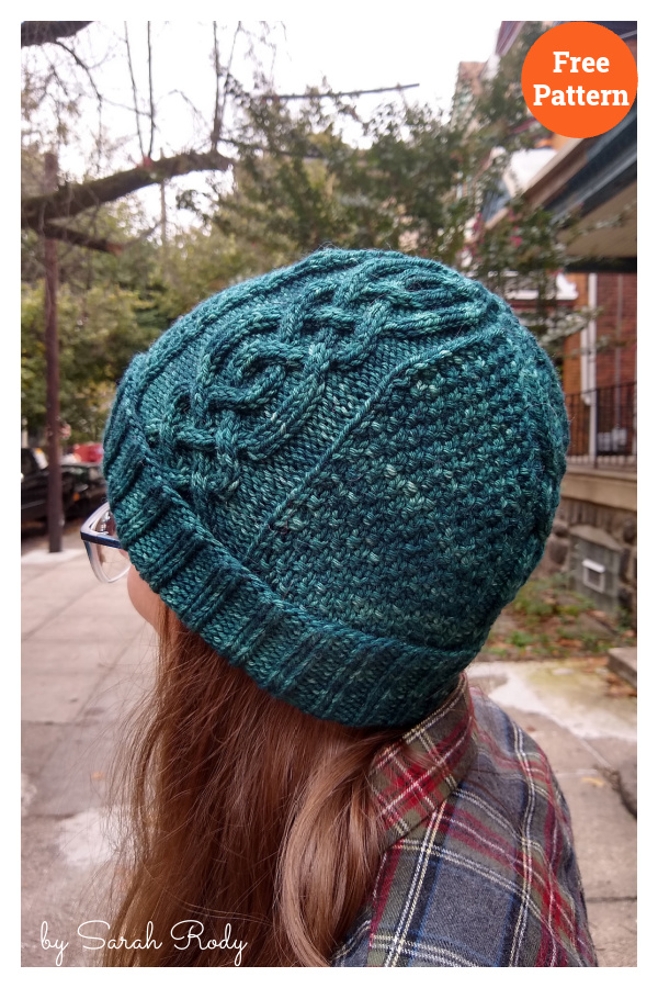 Norway Pine Hat Free Knitting Pattern