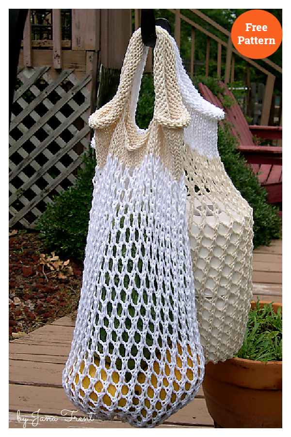 String Bag Free Knitting Pattern