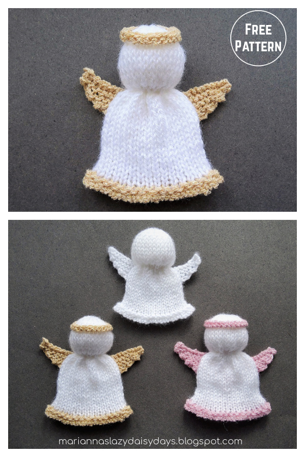 Sweet Little Angels Free Knitting Pattern