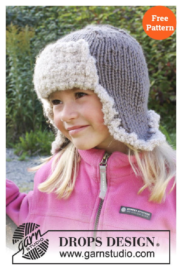 Ushanka Earflap Hat Free Knitting Pattern