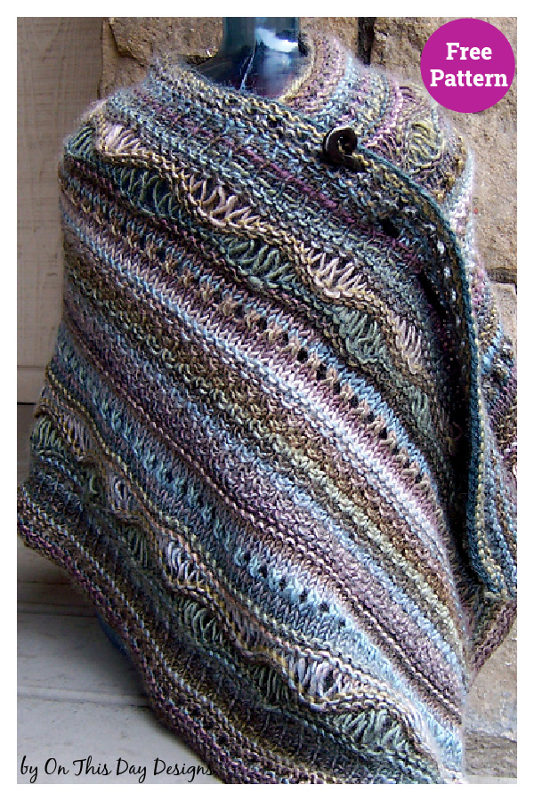 Stitch Sampler Shawl Free Knitting Pattern 