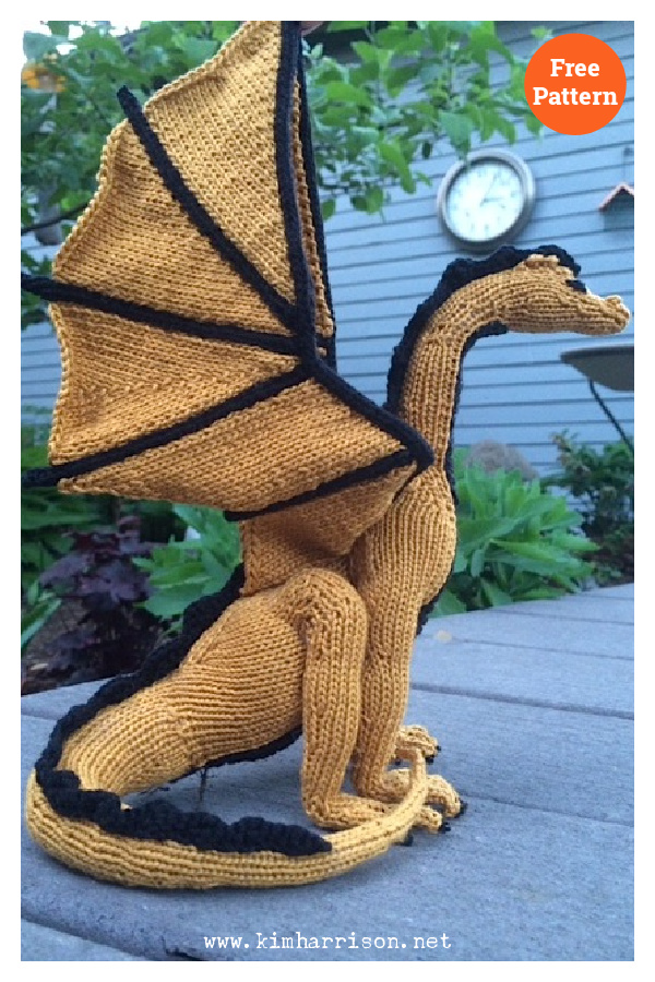 Dragon Amigurumi Free Knitting Pattern