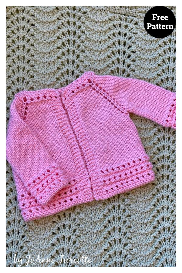 Top Down Baby Jackets Free Knitting Pattern