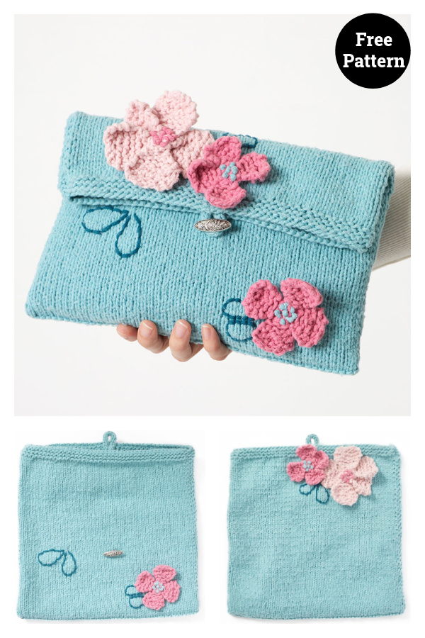 It's a Date Clutch Free Knitting Pattern