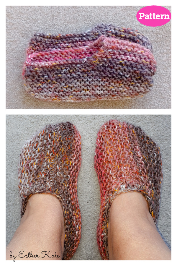 Mojo Slippers Knitting Pattern