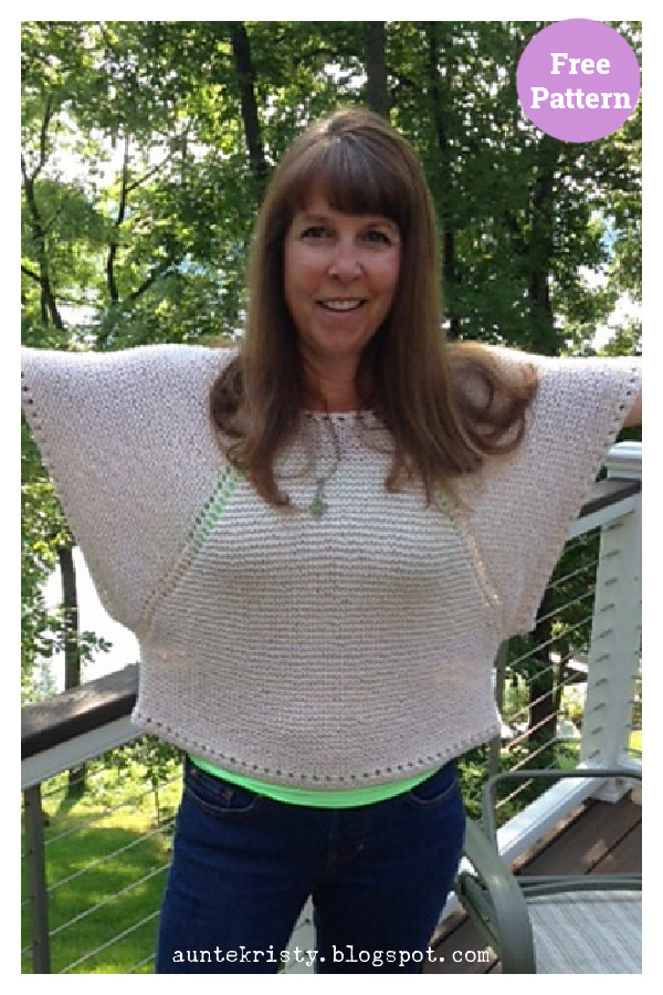 Indian Summer Top Free Knitting Pattern