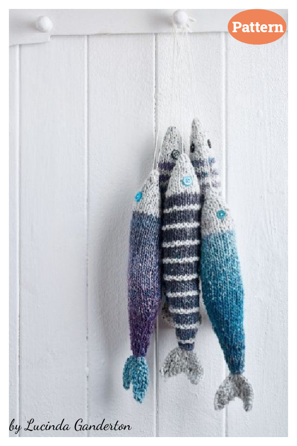 Easy Knitted Fish Knitting Pattern
