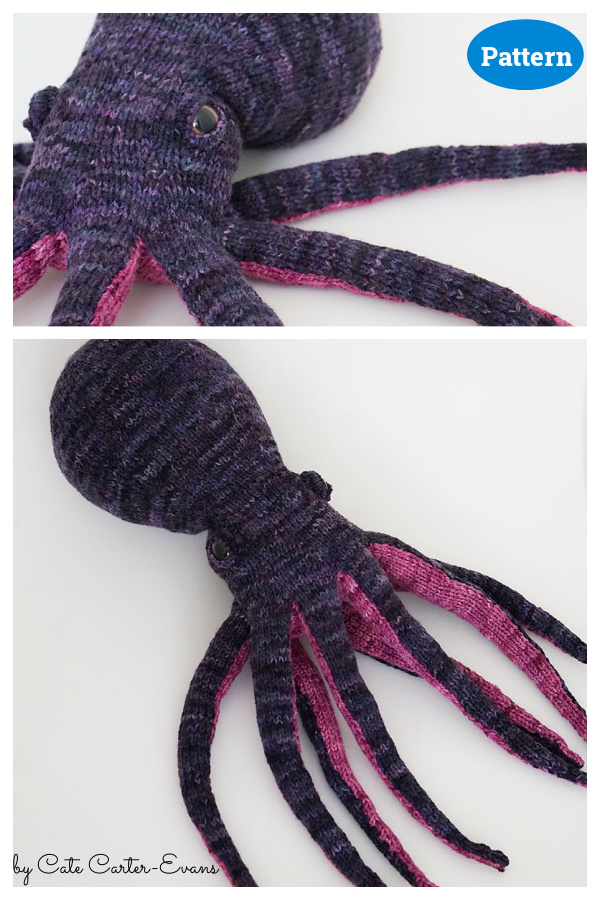 Opal the Medium Octopus Knitting Pattern