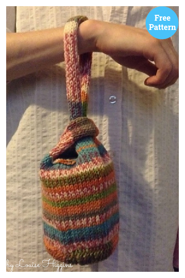 Japanese Knot Bag Free Knitting Pattern