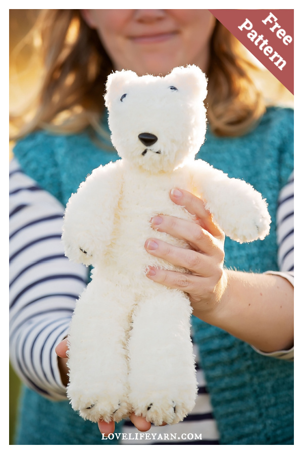Polar Bear Free Knitting Pattern