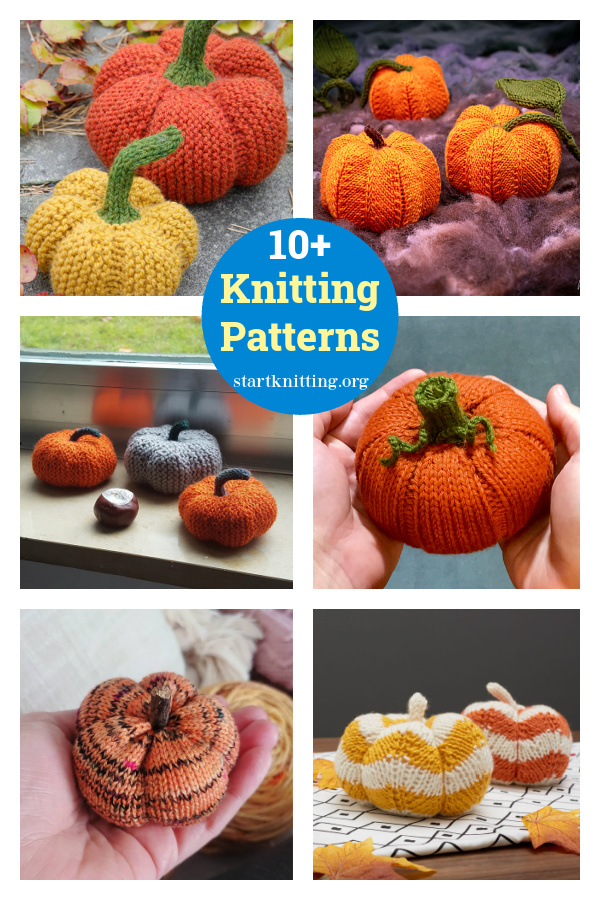 10+ Autumn Pumpkin Knitting Patterns 