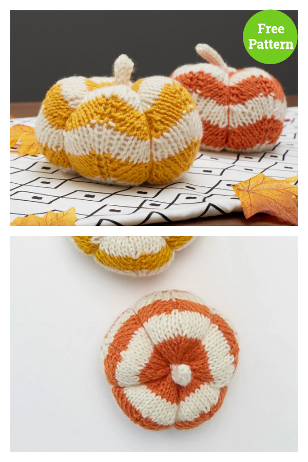 Autumn Pumpkin Free Knitting Pattern