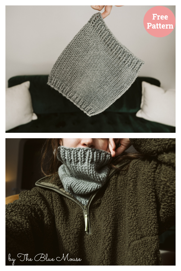 Beginner Cowl Free Knitting Pattern