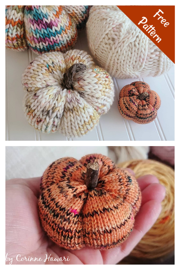 Pumpkin Free Knitting Pattern
