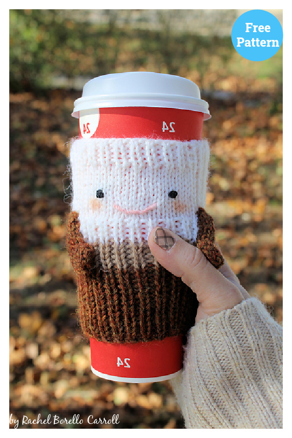 Cozy Coffee Buddy Free Knitting Pattern