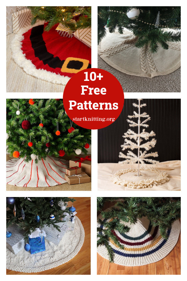 10+ Christmas Tree Skirt Free Knitting Patterns 