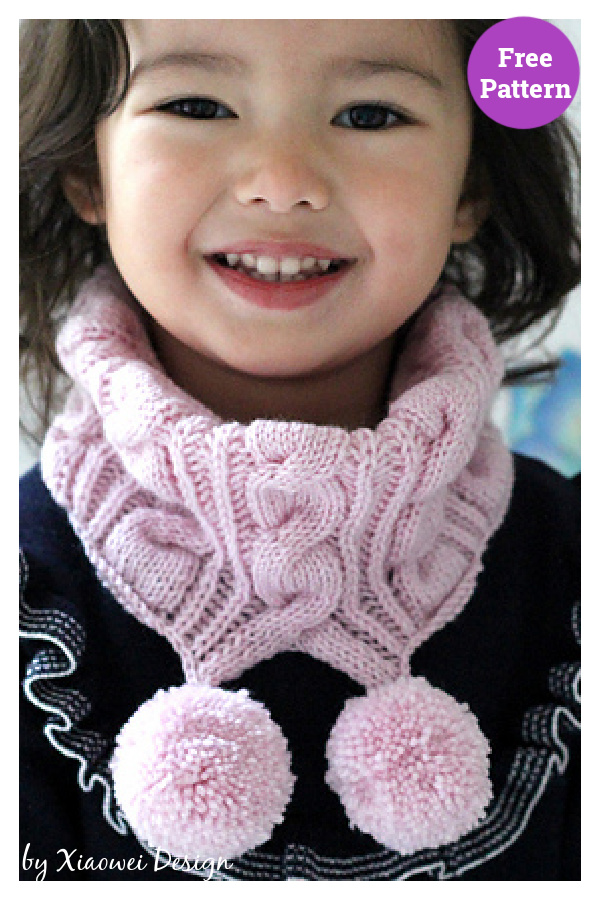 Brioche Cable Cowl Free Knitting Pattern 