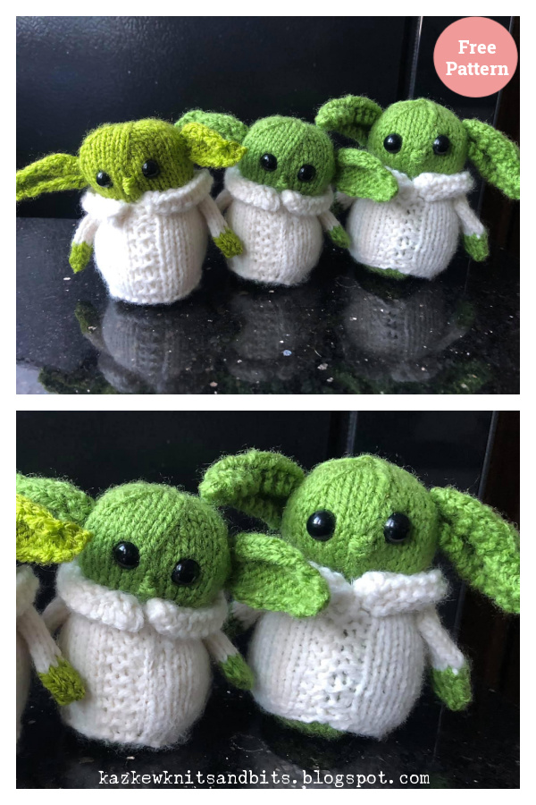 Baby Alien Keyring Free Knitting Pattern