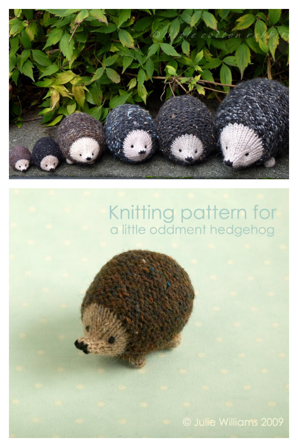 Little Hedgehog Toy Knitting Pattern