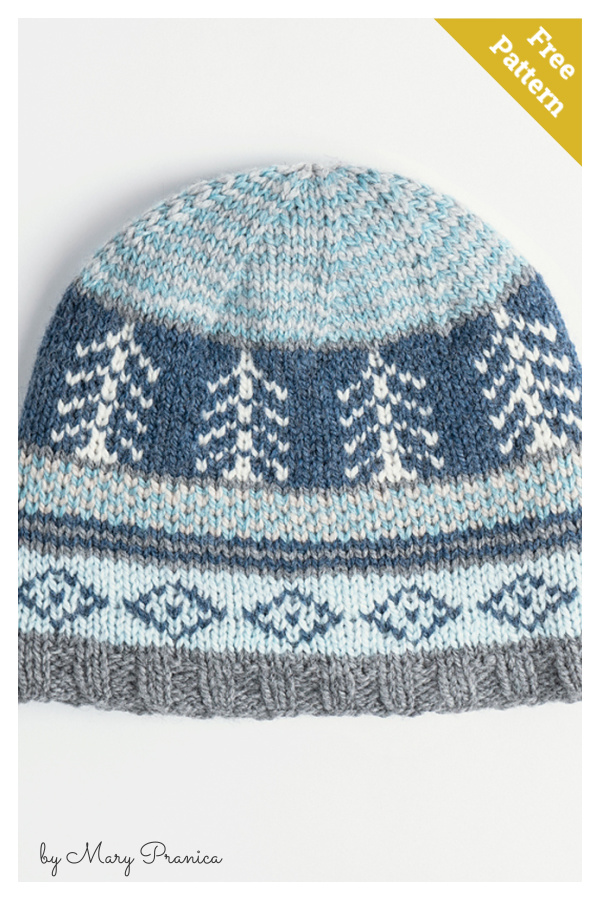 Winter Wonderland Hat Free Knitting Pattern