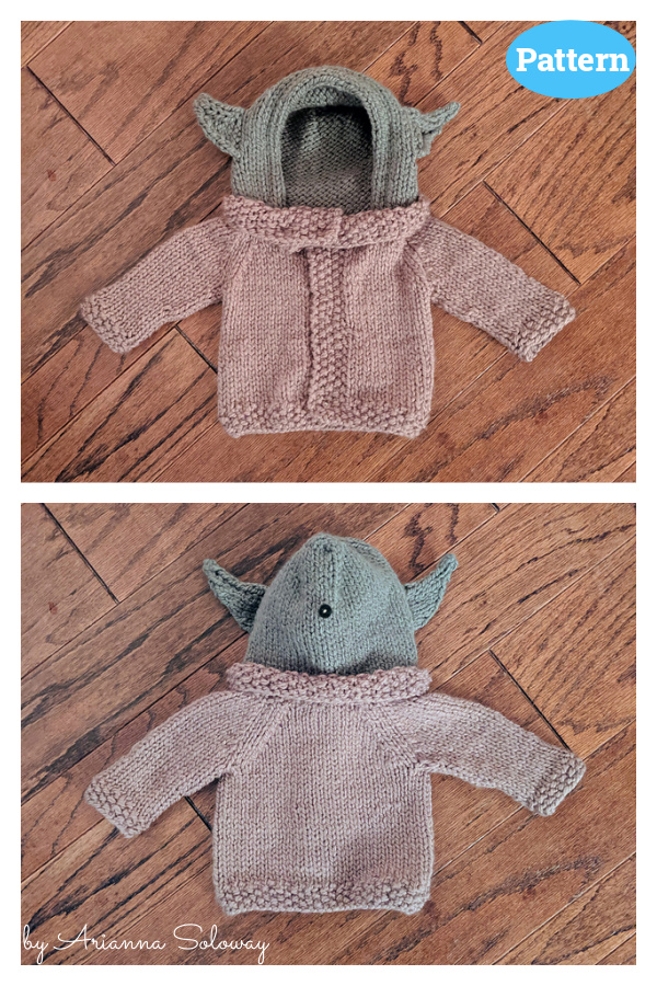 Baby Yoda Sweater Knitting Pattern