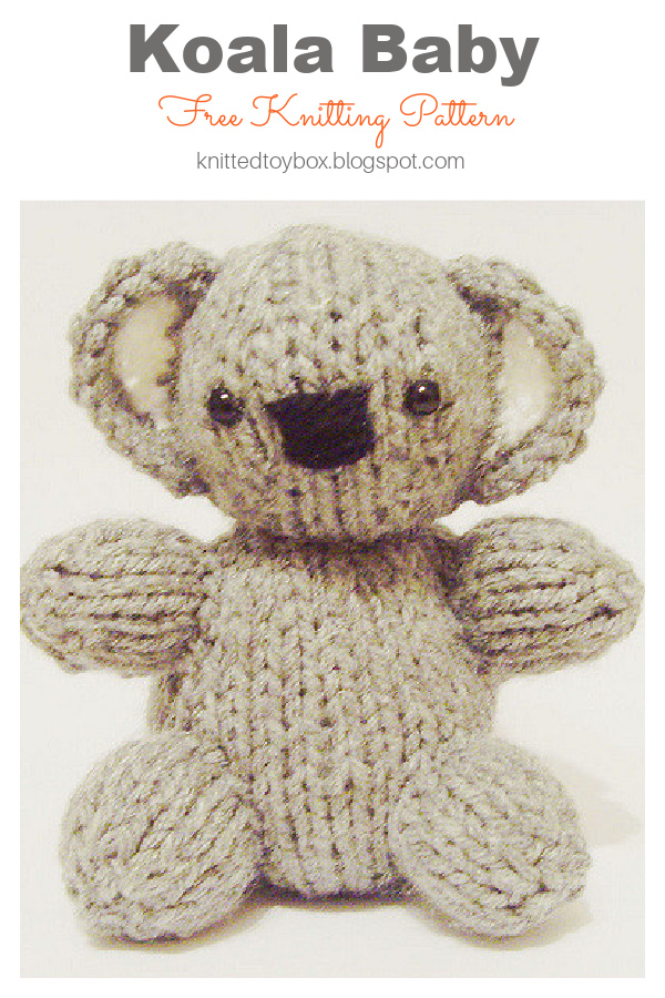 Koala Baby Amigurumi Free Knitting Pattern 