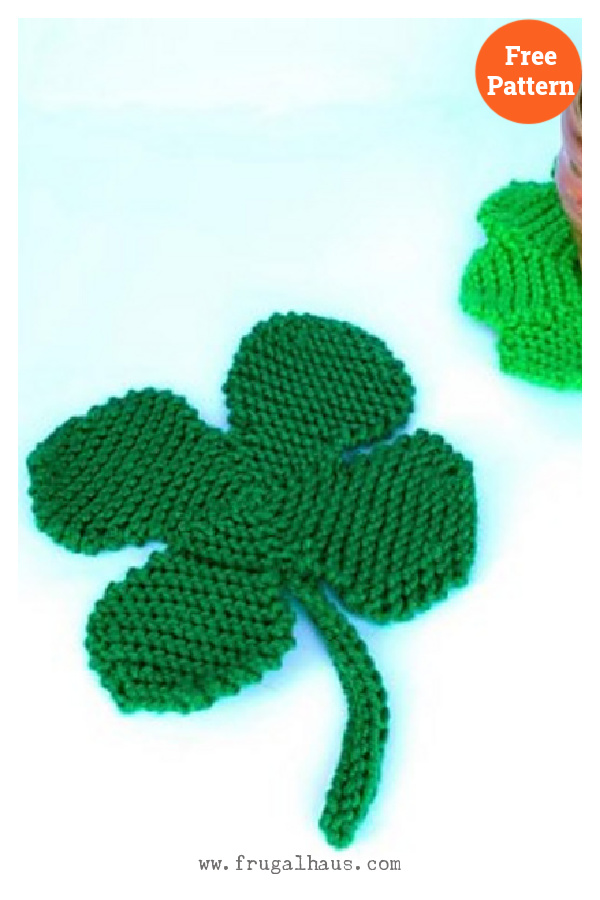 Shamrocks Handy Kitchen Helpers Free Knitting Pattern