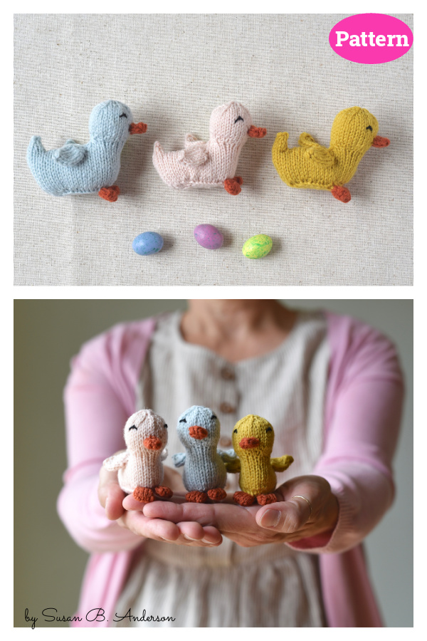 Amigurumi Seamless Duckling Knitting Pattern