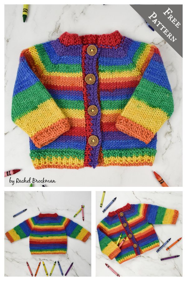 Art Class Cardigan Free Knitting Pattern