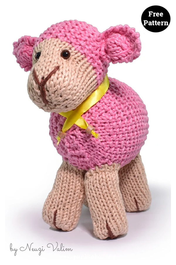 Auria the Sheep Free Knitting Pattern