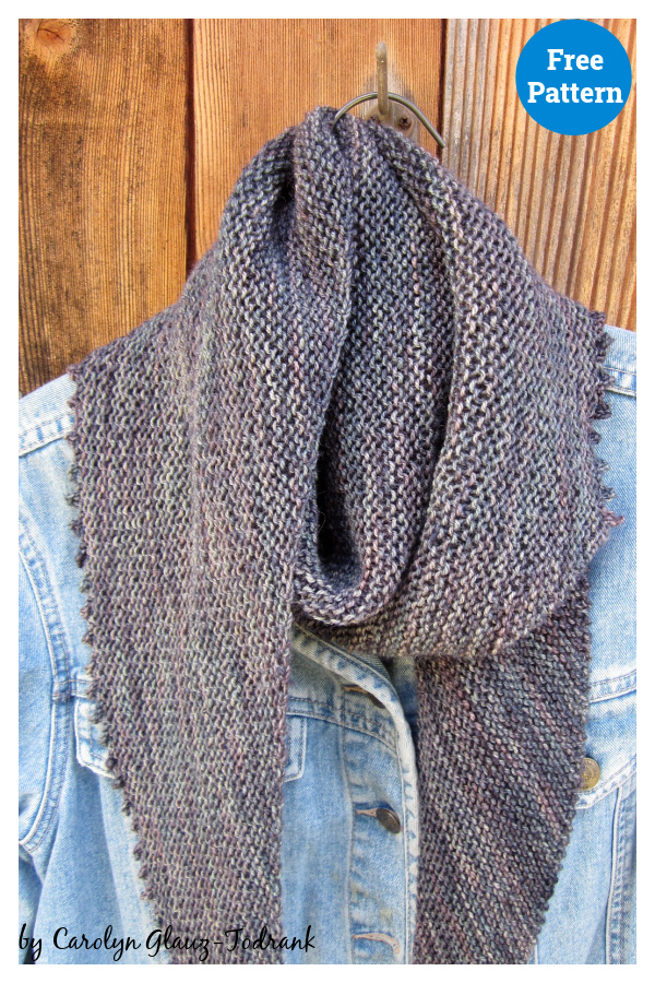 Be Simple Shawl Free Knitting Pattern