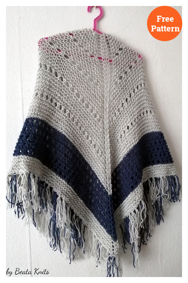 Pigeon Shawl Free Knitting Pattern