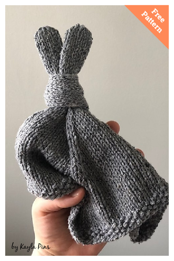Snuggle Bunny Lovey Blanket Free Knitting Pattern