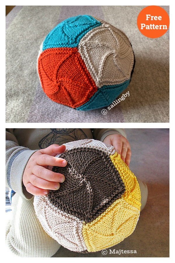 Doddy Soft Playing Ball Free Knitting Pattern 