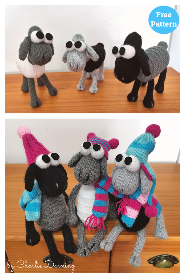 Doris the Sheep Free Knitting Pattern