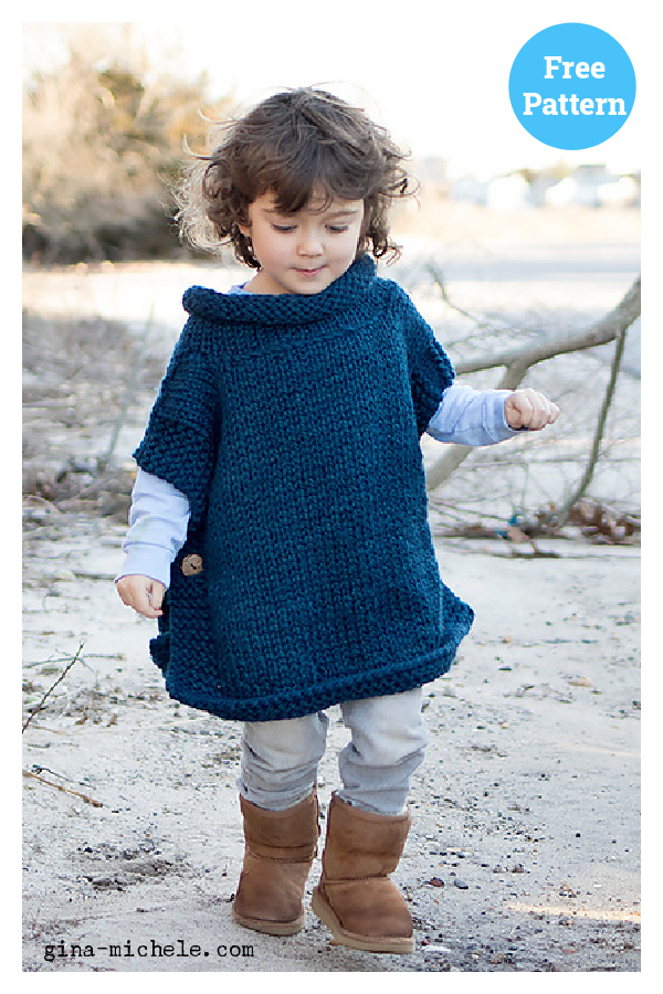 Easy Kids Tunic Free Knitting Pattern