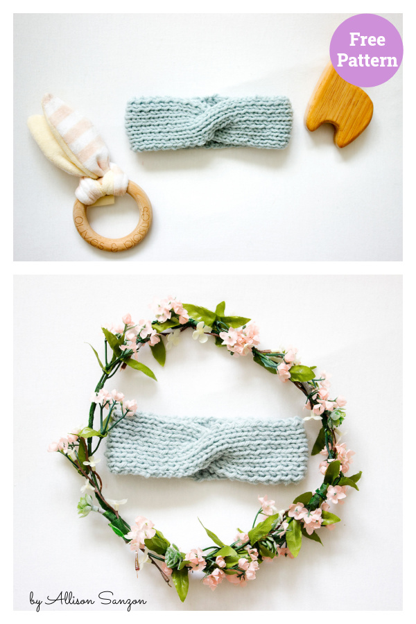 Scout Baby Headband Free Knitting Pattern