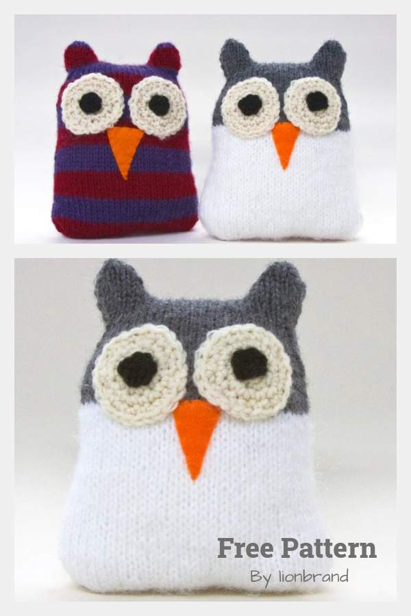 Snow Owl Free Knitting Pattern