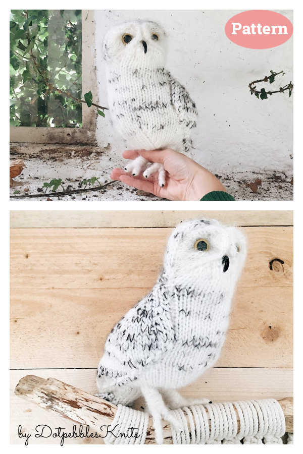 Adorable Amigurumi Snowy Owl Knitting Pattern