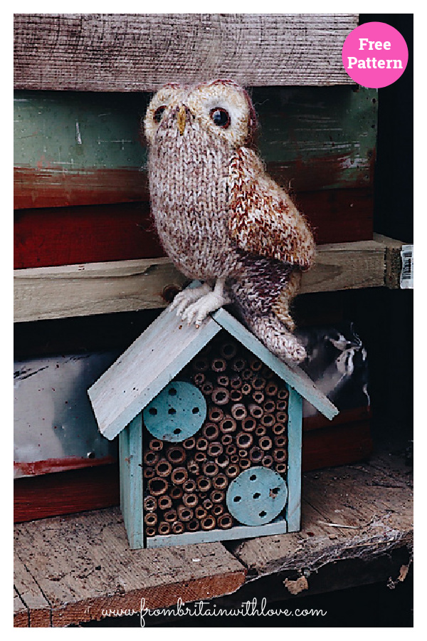 Tawny Owl Free Knitting Pattern