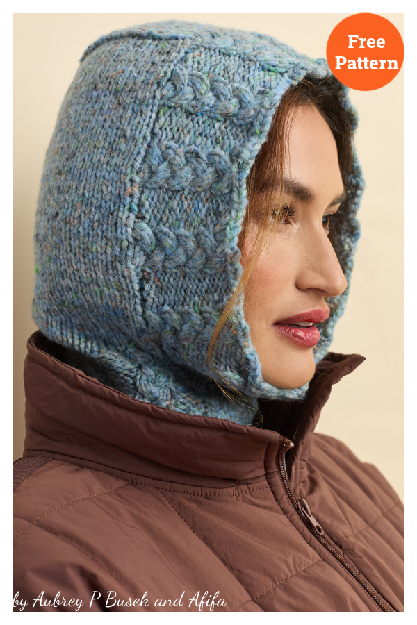 Cable Cove Balaclava Free Knitting Pattern